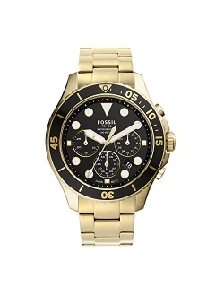 Men's FB-03 Stainless Steel Dive-Inspired Casual Quartz Watch