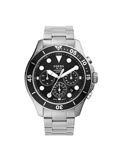 Men's FB-03 Stainless Steel Dive-Inspired Casual Quartz Watch