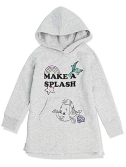 Amazon Brand - Spotted Zebra Girls' Disney Star Wars Marvel Frozen Princess Fleece Long-Sleeve Hooded Dresses