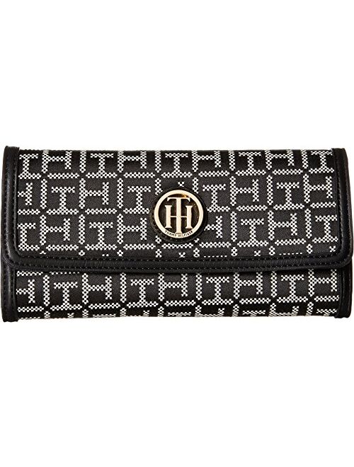 Tommy Hilfiger TH Serif Signature - Large Flap Wallet