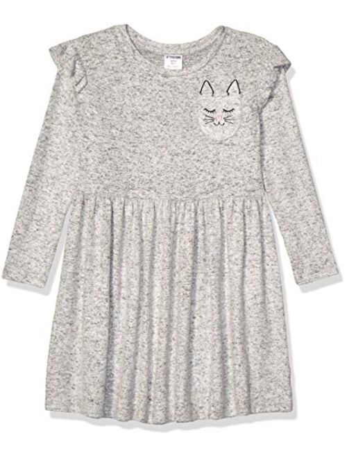 Spotted Zebra Girls' Long-Sleeve Cozy Knit Dress