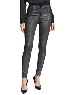 J Brand Women's Maria Coated High Rise Skinny