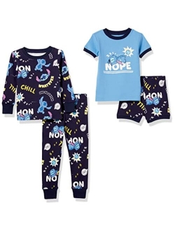 Amazon Brand - Spotted Zebra Boys' Disney Star Wars Marvel Snug-Fit Cotton Pajamas Sleepwear Sets