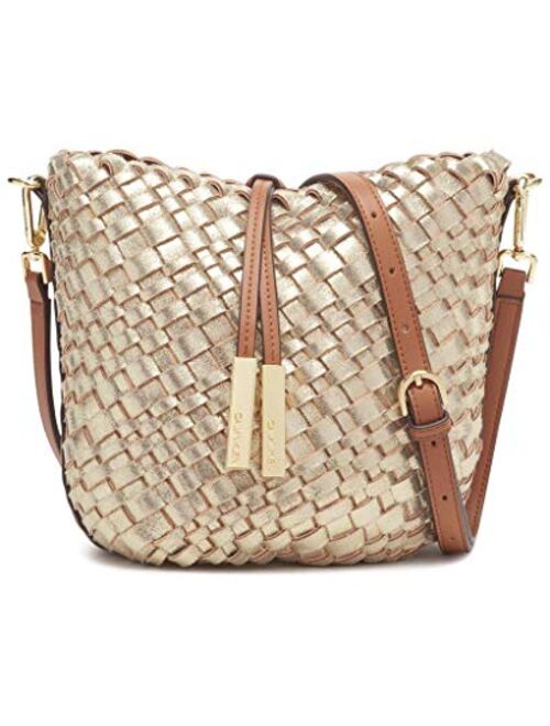 calvin klein naomi woven crossbody