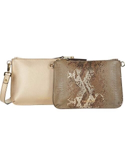 Reversibles Top Zip Pebble Crossbody