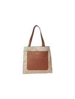 Linda II-North/South Tote-Geometric Jacquard