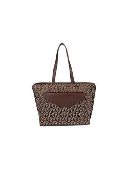 Tessa Tote - TH Cube Jacquard