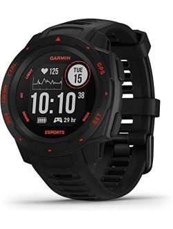 010-02064-00 Instinct, Rugged Outdoor Watch with GPS, Features Glonass and Galileo, Heart Rate Monitoring and 3-Axis Compass, Graphite