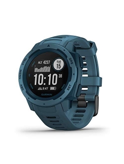 010-02064-00 Instinct, Rugged Outdoor Watch with GPS, Features Glonass and Galileo, Heart Rate Monitoring and 3-Axis Compass, Graphite