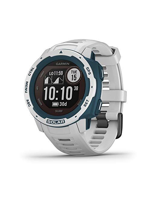 Garmin 010-02064-00 Instinct, Rugged Outdoor Watch with GPS, Features Glonass and Galileo, Heart Rate Monitoring and 3-Axis Compass, Graphite