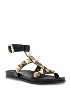 Women's Daft Rockstud Gladiator T-strap ankle Strap Platform Sandal