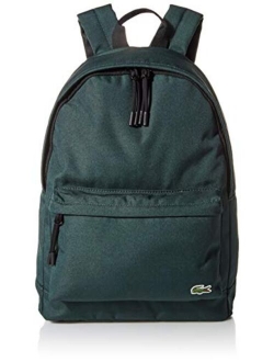 Solid Zipper Closure Backpack