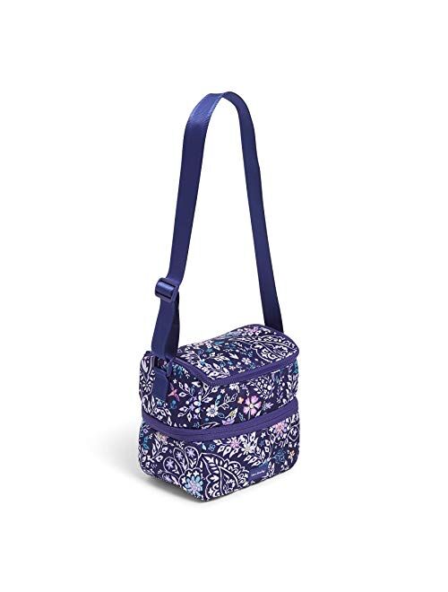 Vera Bradley Women's Recycled Lighten Up ReActive Expandable Lunch Cooler Lunch Bag