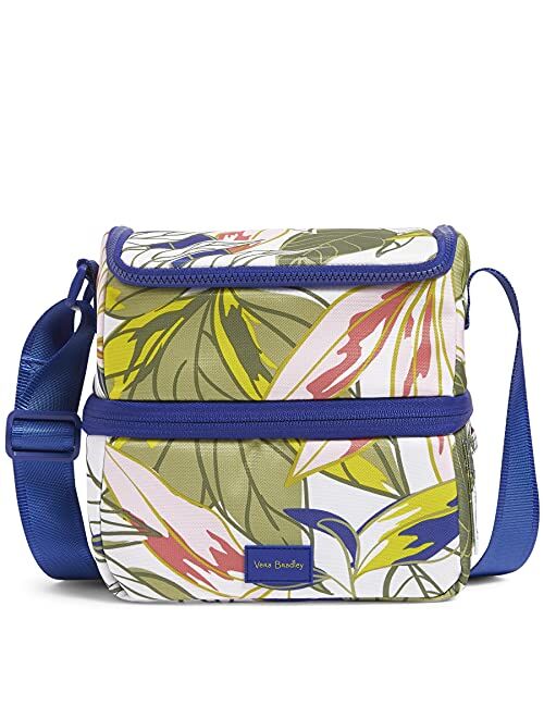 Vera Bradley Women's Recycled Lighten Up ReActive Expandable Lunch Cooler Lunch Bag