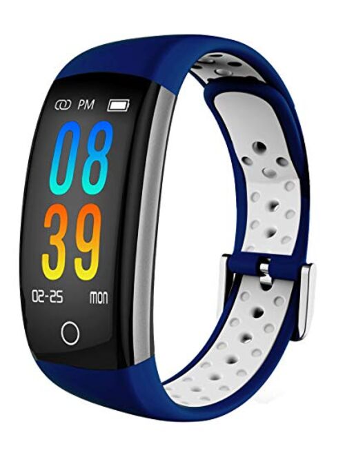 IP68 Fitness Tracker Blood Pressure Heat Rate Monitor Smart Watch Blood Oxygen Sleep Monitor Activity Tracker Pedometer Watch for Women Men