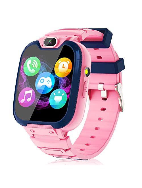 Kids Smart Watch for Boys Girls - Kids Smartwatch with Camera Games Pedometer Video/Music Player