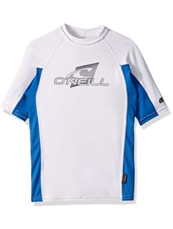 Youth Premium Skins Upf 50  Short Sleeve Rash Guard