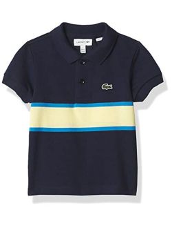 Boys' Short Sleeve Bold Stripe Polo T-Shirt