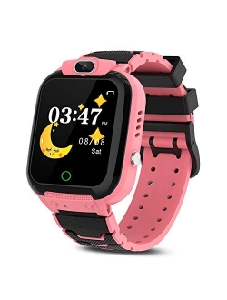 CMKJ Kids Smartwatch with 7 Games, Waterproof Watch for Children with MP3 & MP4 Player, Touchscreen Gaming Watch Gift for 2-13 Years Old Girls and Boys, with 2GB Memory C