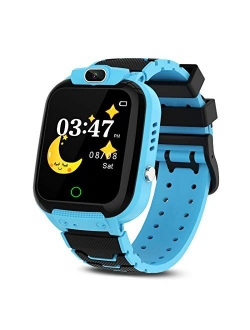 CMKJ Kids Smartwatch with 7 Games, Waterproof Watch for Children with MP3 & MP4 Player, Touchscreen Gaming Watch Gift for 2-13 Years Old Girls and Boys, with 2GB Memory C