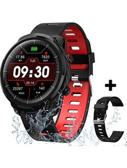 Smart Watch Fitness Tracker for Men Women, Waterproof Activity Tracker Watches with Heart Rate Monitor Step Counter Sleep Tracker Call Message Reminder Smartwatch Compati