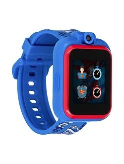 PlayZoom Superman Kids Smartwatch - Video and Camera Selfies Music Learning Educational Fun Interactive Games Touch Screen Sports Digital Watch Birthday Gift for Kids Tod