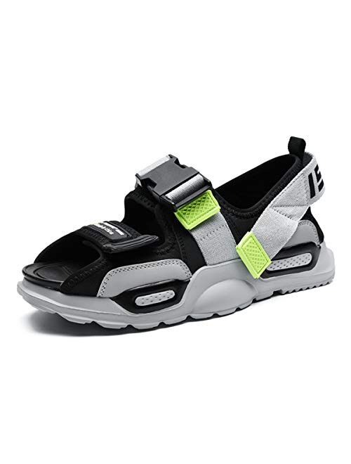 Mens Hiking Sandals Sport Sandal Lightweight Trail Walking Shoes for Beach Water Arch Support