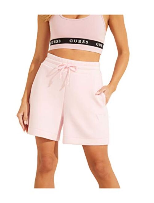 GUESS Women's Active Drawstring Scuba Short