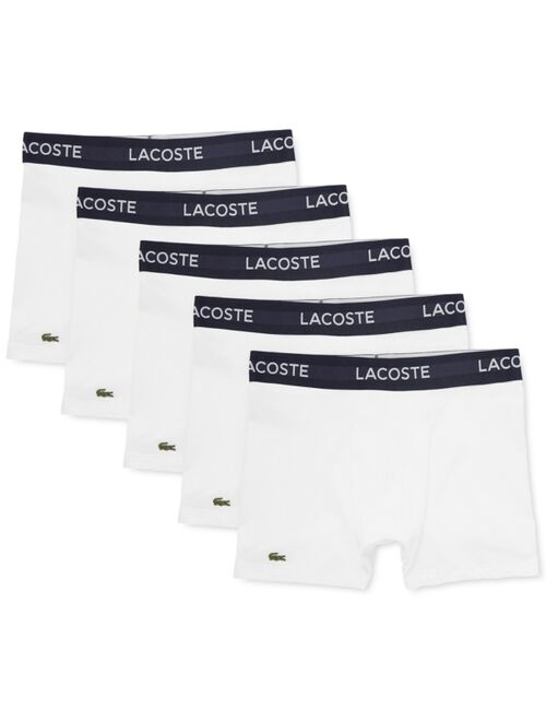 Lacoste Men's Cotton 5-Pk. Boxer Briefs