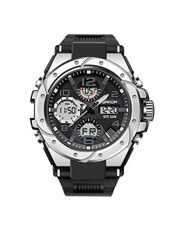 Mens Sports Watches Waterproof Digital Watch with Alarm Timer Multifunction Luminous Wristwatches for Boy Men Electronic Men's Watches