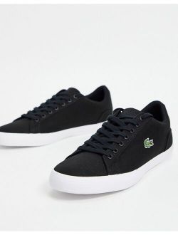 Lerond sneakers in black canvas