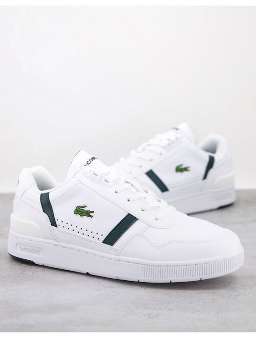 Ikke kompliceret Rød dæk Buy Lacoste T-clip lace-up sneakers in white / green online | Topofstyle