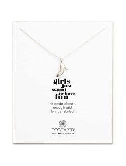 Girls Just Want Necklace, Sterling Silver