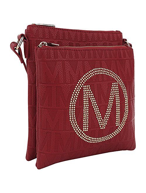 MKF Collection MKF Crossbody Bags for women – Cross body Strap, Messenger Purse – PU Leather Handbag, Womens Fashion Pocketbook