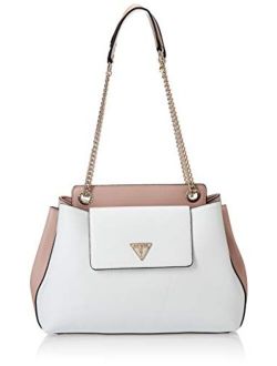 Women's Sandrine Shoulder Satchel Handbag White Multi VG796509