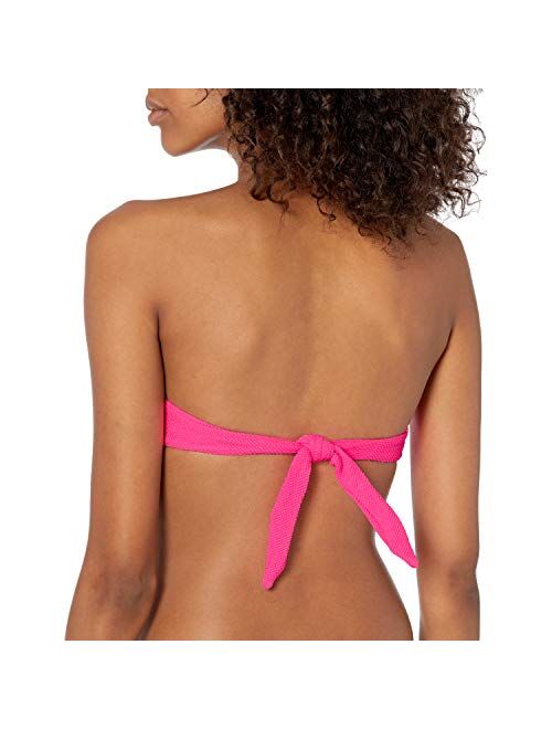 GUESS Women's Removable Strap Bandeau Swim Top