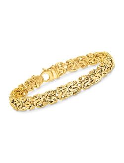 14kt Yellow Gold Byzantine Bracelet