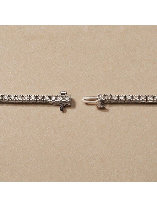 Ross-Simons 4.00-4.50 ct. t.w. Diamond Tennis Bracelet in 14kt White Gold. 7"