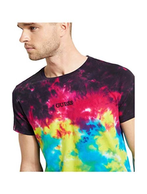 GUESS Men's Cosmic Tie-dye Tee