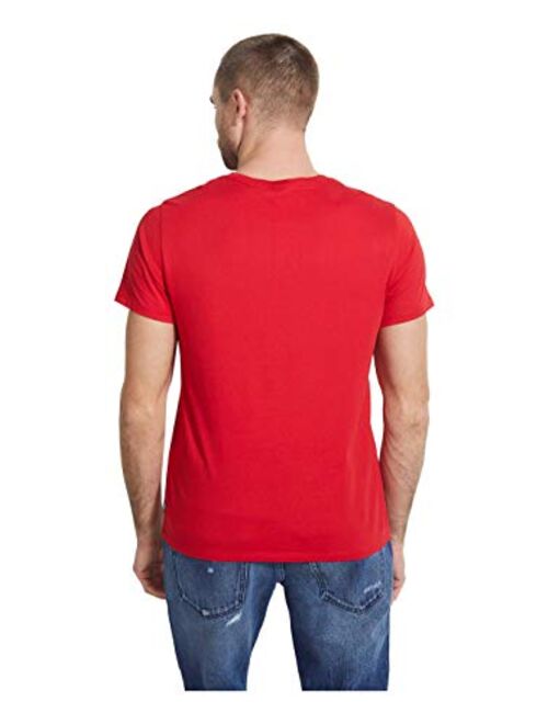 GUESS Men's High Density Dot Logo Tee