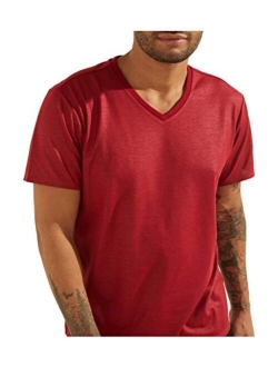 Men's Short Sleeve V-Neck Mason Yoke Tee