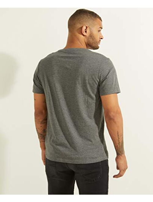 GUESS Men's Classic Triangle Logo Tee