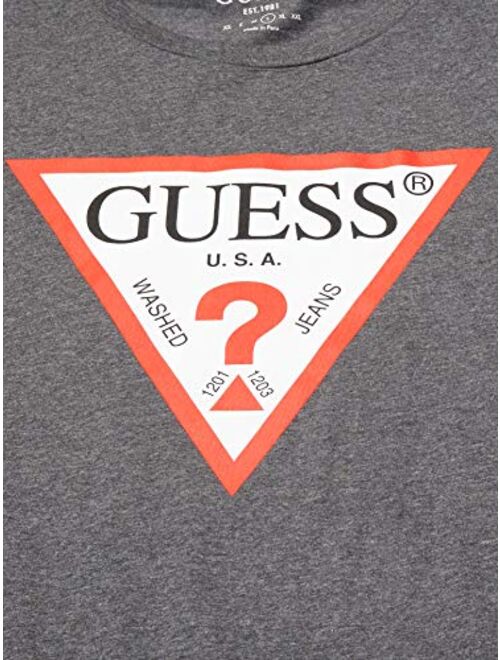 GUESS Men's Classic Triangle Logo Tee