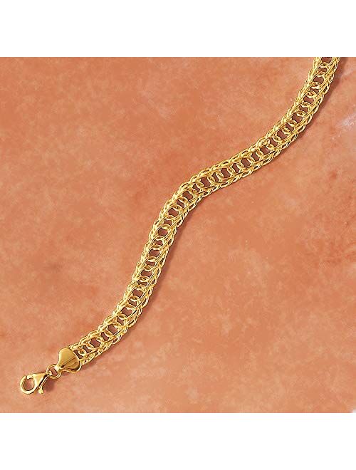 Ross-Simons 14kt Yellow Gold Double Oval-Link Bracelet