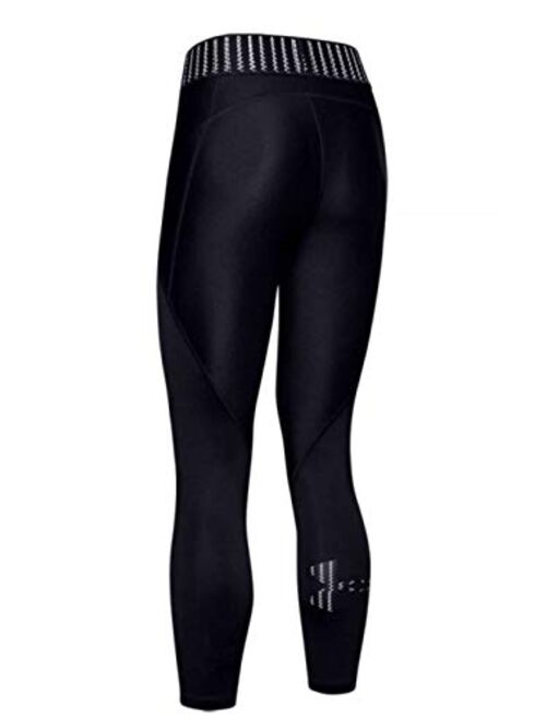 Under Armour Women's HeatGear Armour Novelty Ankle Crop Leggings