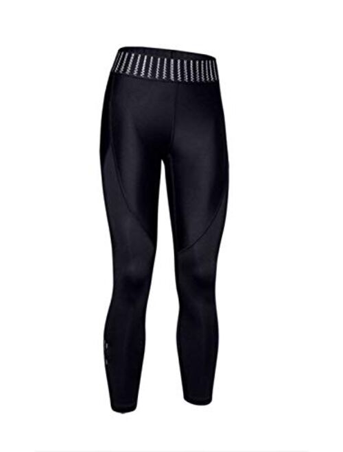 Under Armour Women's HeatGear Armour Novelty Ankle Crop Leggings