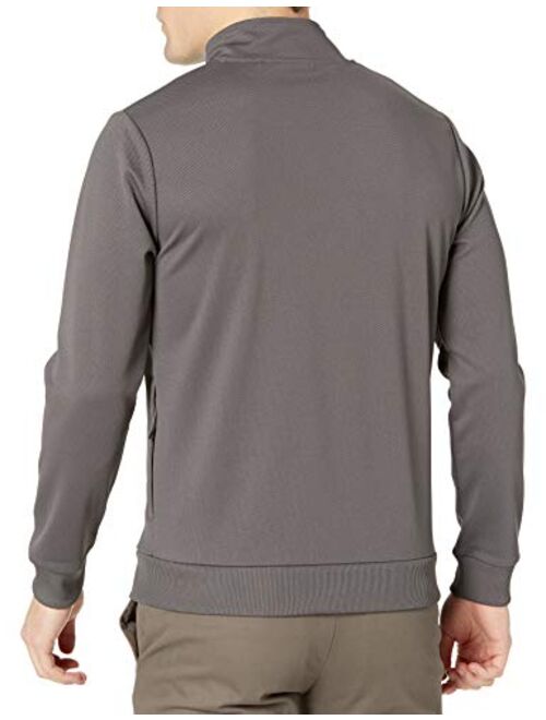 GUESS Men's Active Zip-up Mock-Neck Sweatshirt