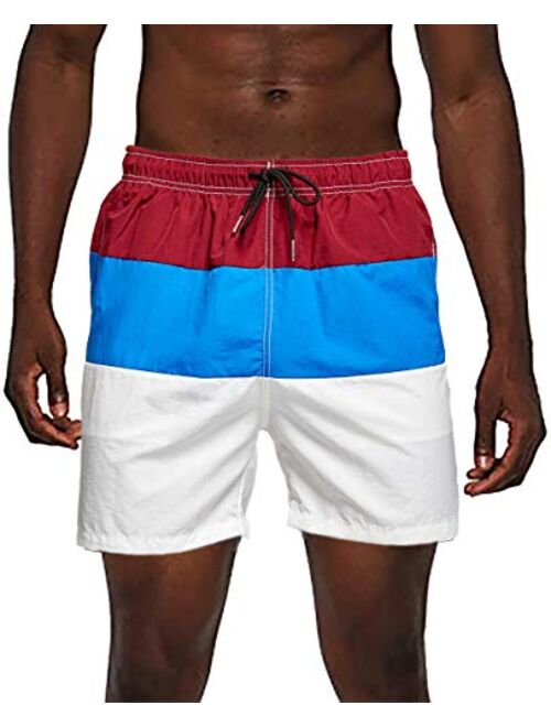 Tansozer Mens Swim Trunks Quick Dry Swimming Shorts