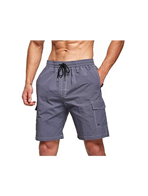 Tansozer Mens Swim Trunks Quick Dry Swimming Shorts