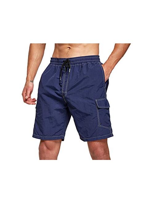 Tansozer Mens Swim Trunks Quick Dry Swimming Shorts